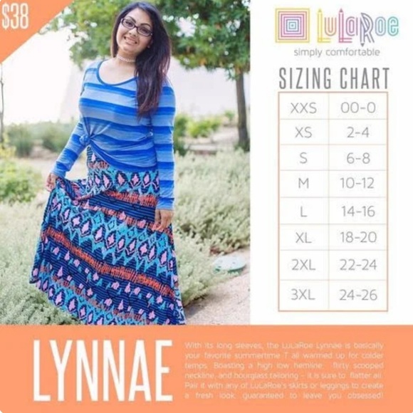 Lularoe Lynnae Light Blue Size Small - Picture 7 of 7
